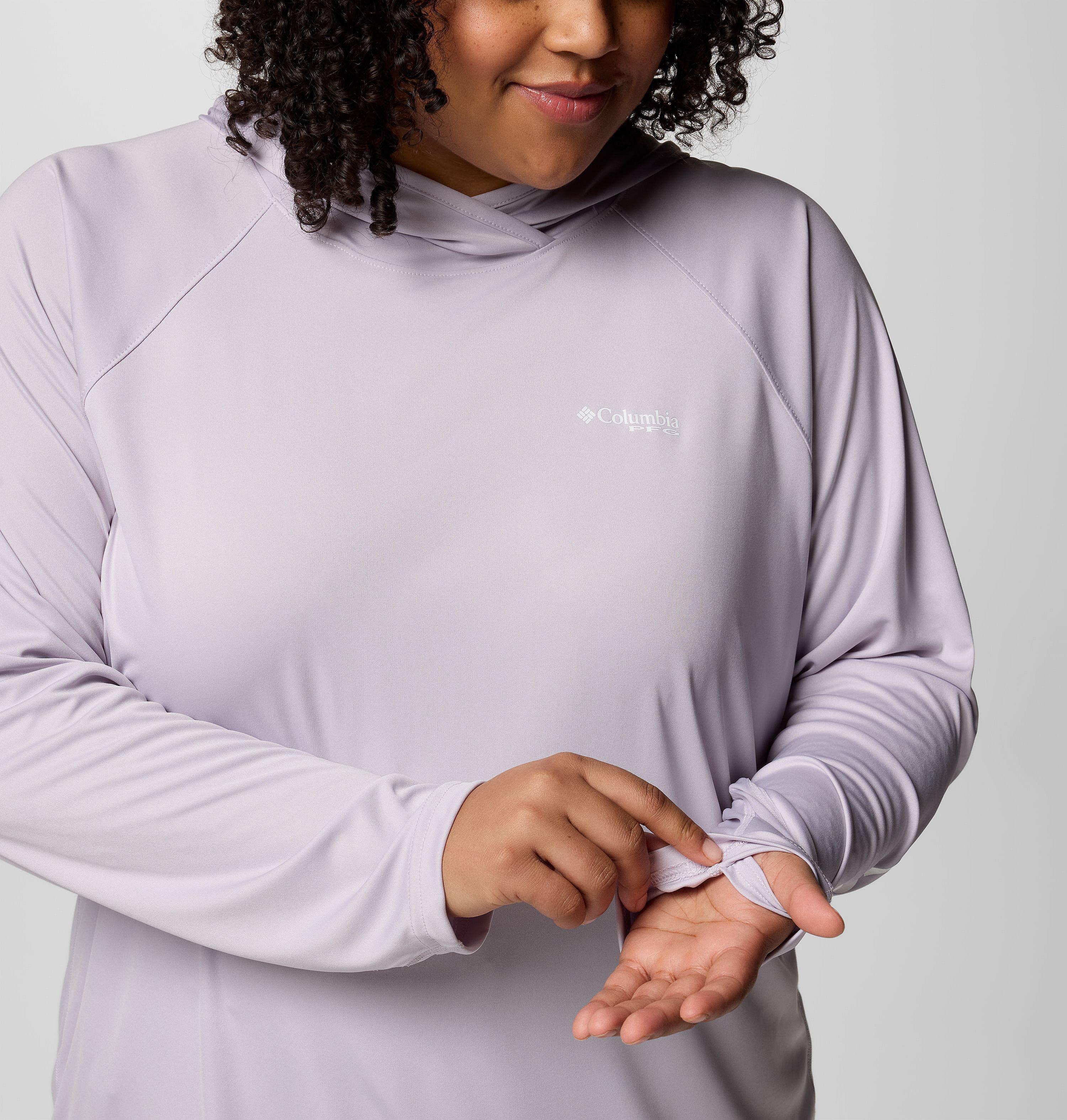Women's PFG Tidal Tee II Hoodie - Plus Size 5