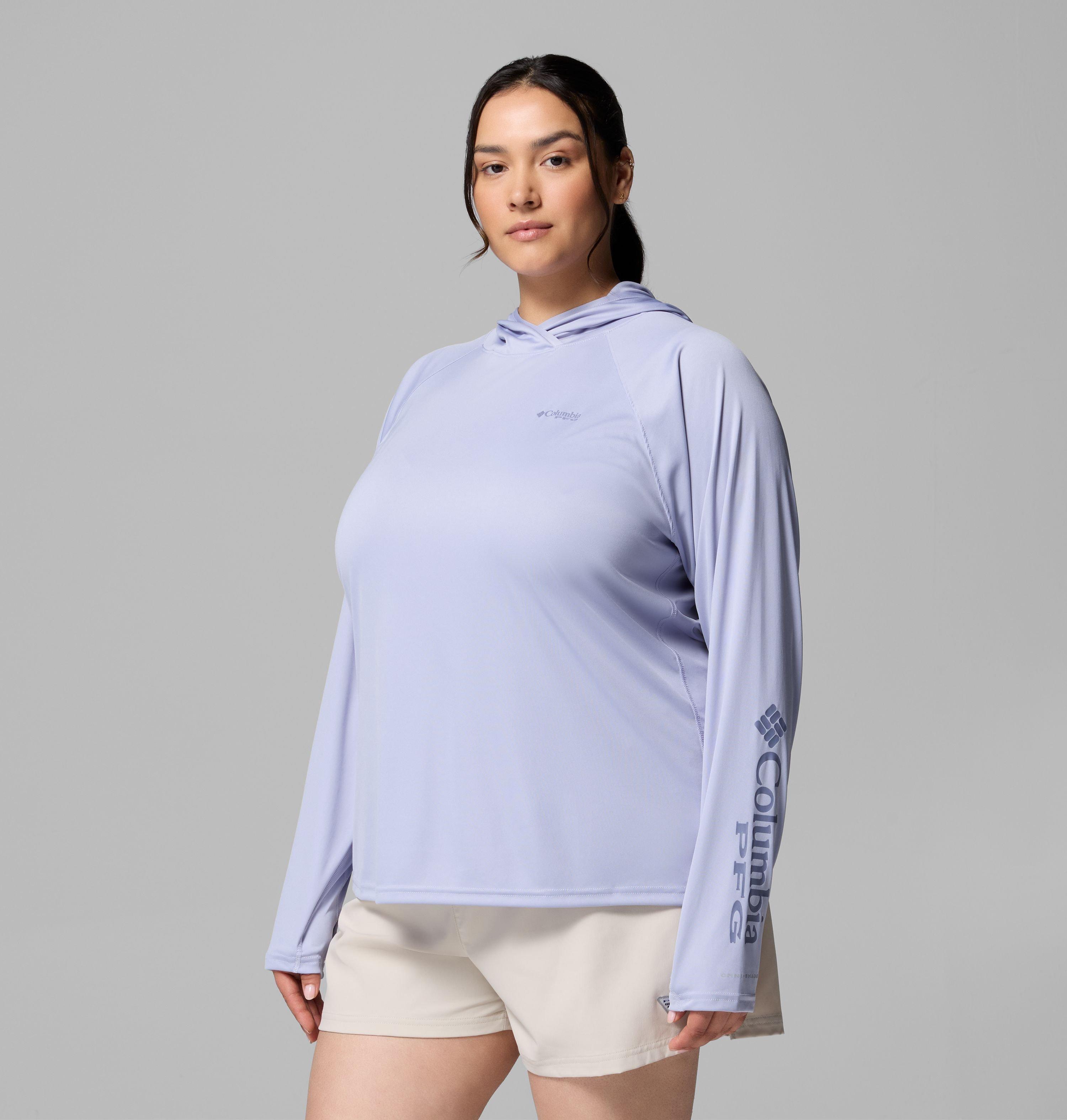 Women's PFG Tidal Tee II Hoodie - Plus Size | 580 | 1X 4