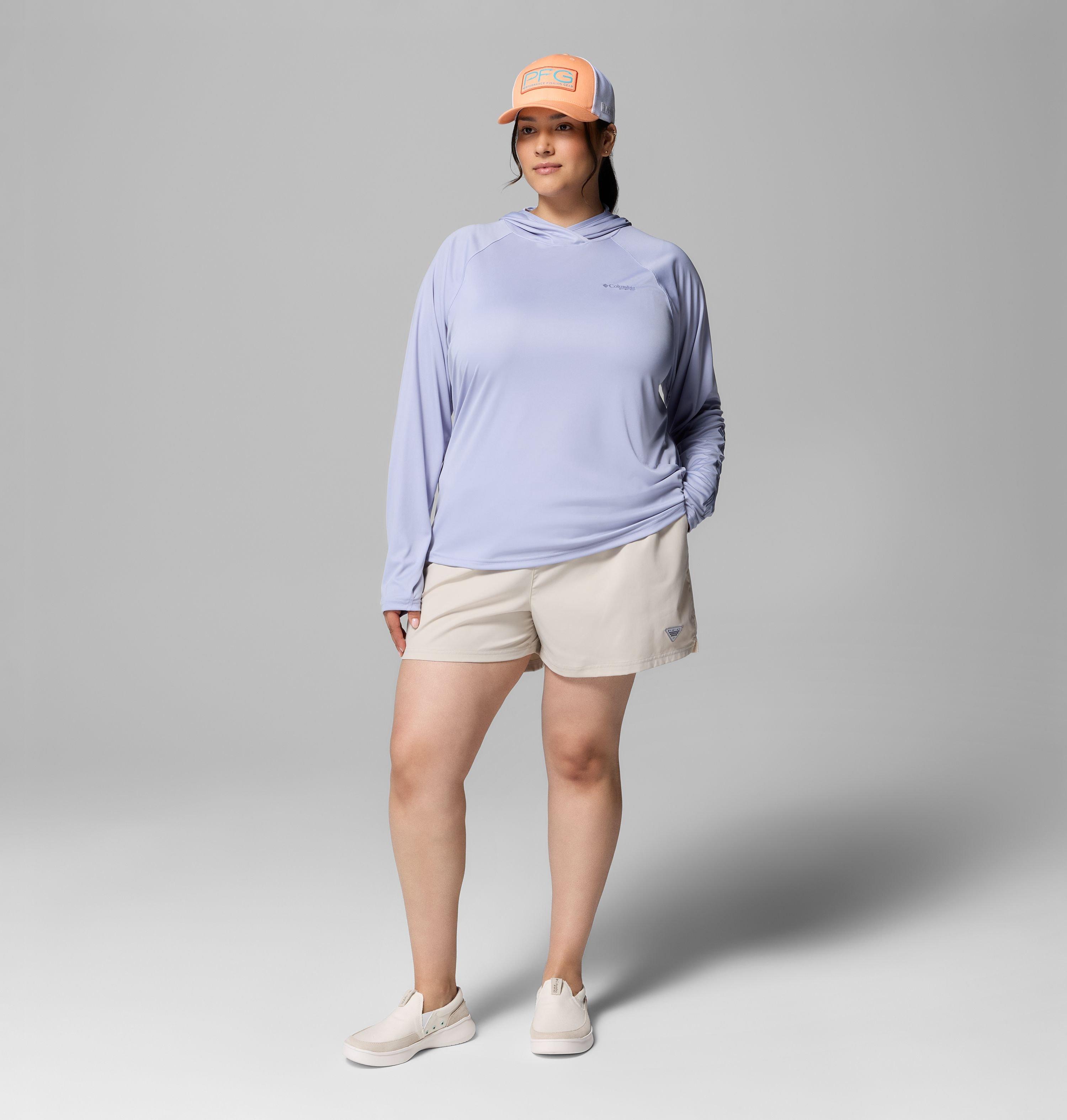 Women's PFG Tidal Tee II Hoodie - Plus Size | 580 | 1X 2