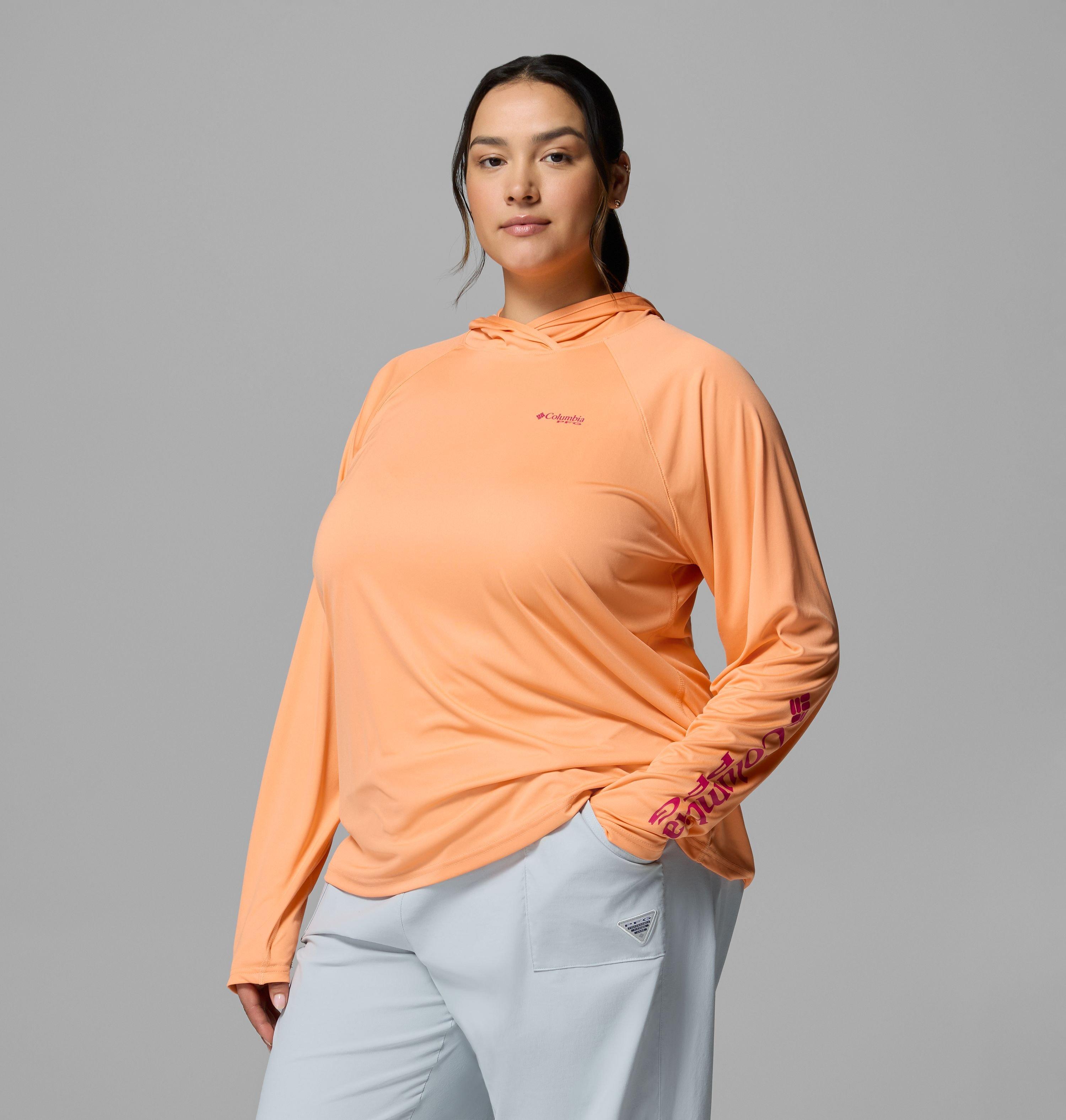 Women's PFG Tidal Tee II Hoodie - Plus Size | 873 | 1X 4