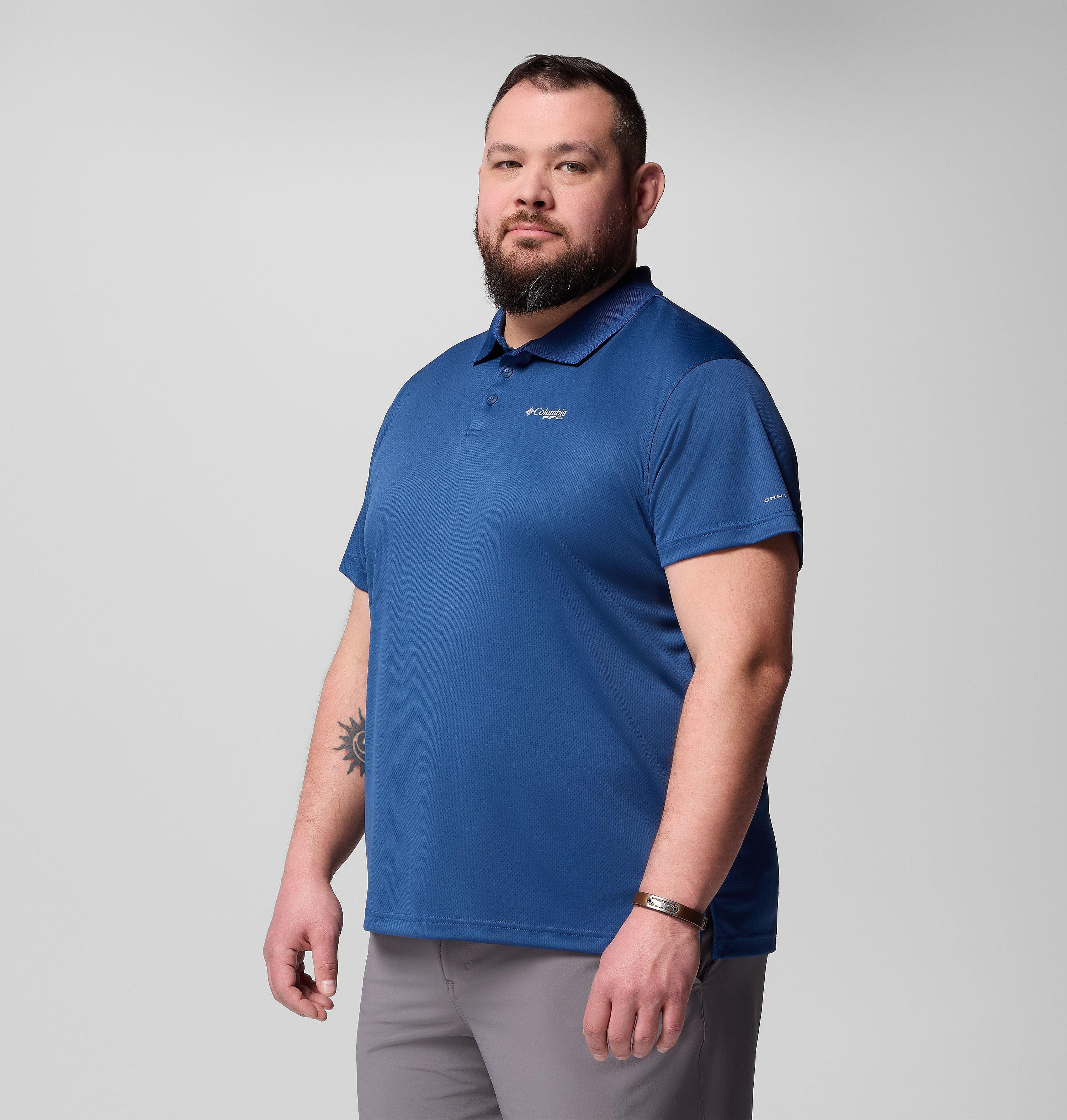 Men's PFG Solar Stream Polo Shirt - Big 4