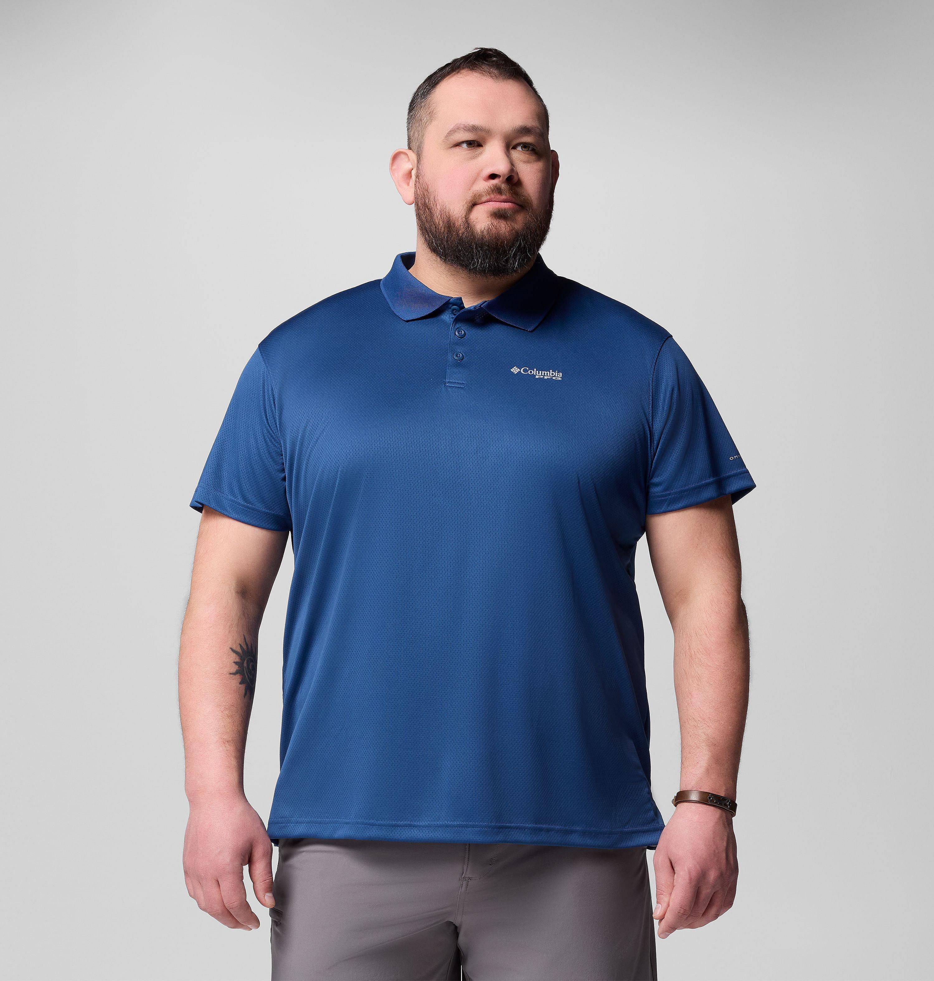 Men's PFG Solar Stream Polo Shirt - Big 1