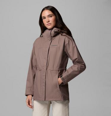 Women's Hikebound II Long Jacket, Color: Iron, image 1