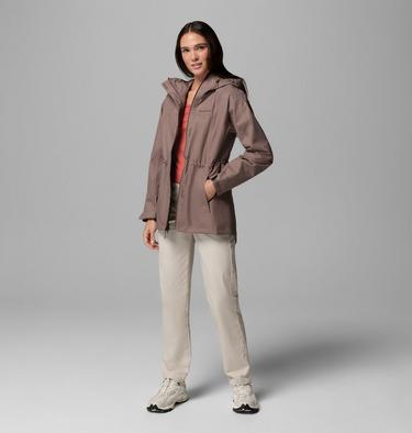 Women's Hikebound II Long Jacket, Color: Iron, image 2