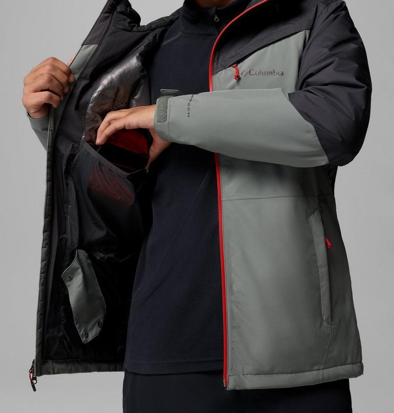 Men's Iceberg Point II Waterproof Ski Jacket, Color: Sedona Sage, Shark, image 6