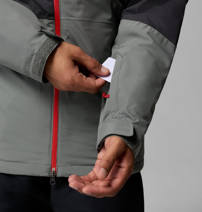 Men's Iceberg Point II Waterproof Ski Jacket, Color: Sedona Sage, Shark, image 11