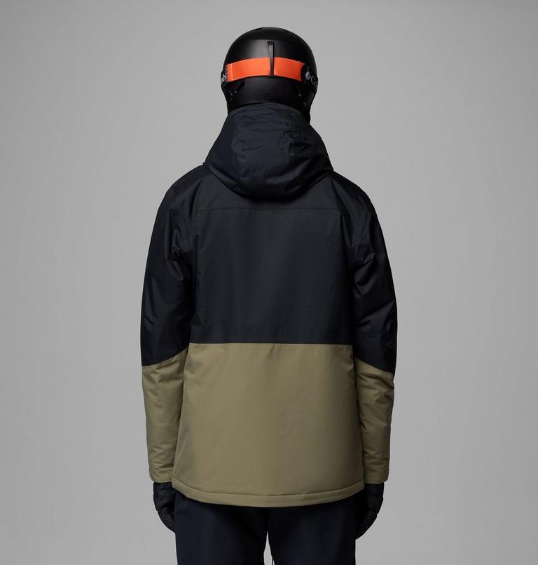 Chaqueta de esquí impermeable Iceberg Point II para hombre, Color: Stone Green, Black, image 3