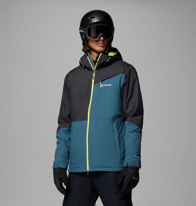 Chaqueta de esquí impermeable Iceberg Point II para hombre, Color: Everblue, Shark, image 4