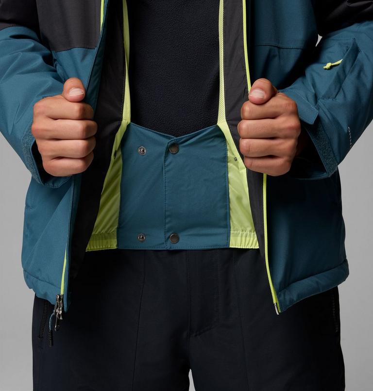 Chaqueta de esquí impermeable Iceberg Point II para hombre, Color: Everblue, Shark, image 6
