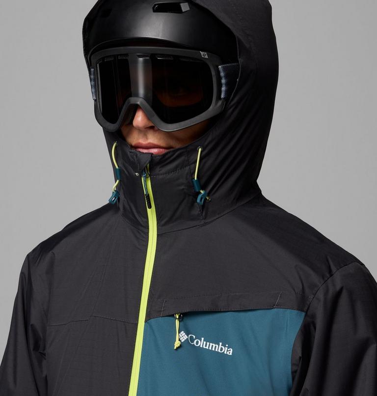 Chaqueta de esquí impermeable Iceberg Point II para hombre, Color: Everblue, Shark, image 7
