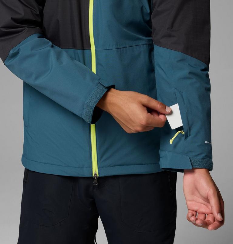 Chaqueta de esquí impermeable Iceberg Point II para hombre, Color: Everblue, Shark, image 9