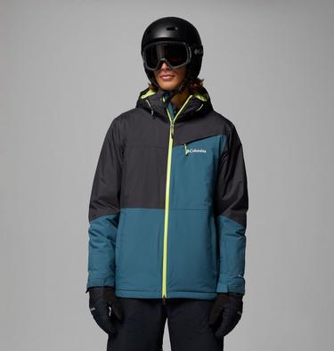 Men's Iceberg Point II Waterproof Ski Jacket, Color: Everblue, Shark, image 5