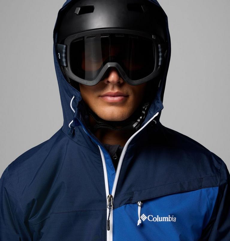 Men's Iceberg Point II Waterproof Ski Jacket, Color: Mountain Blue, Collegiate Navy, image 7