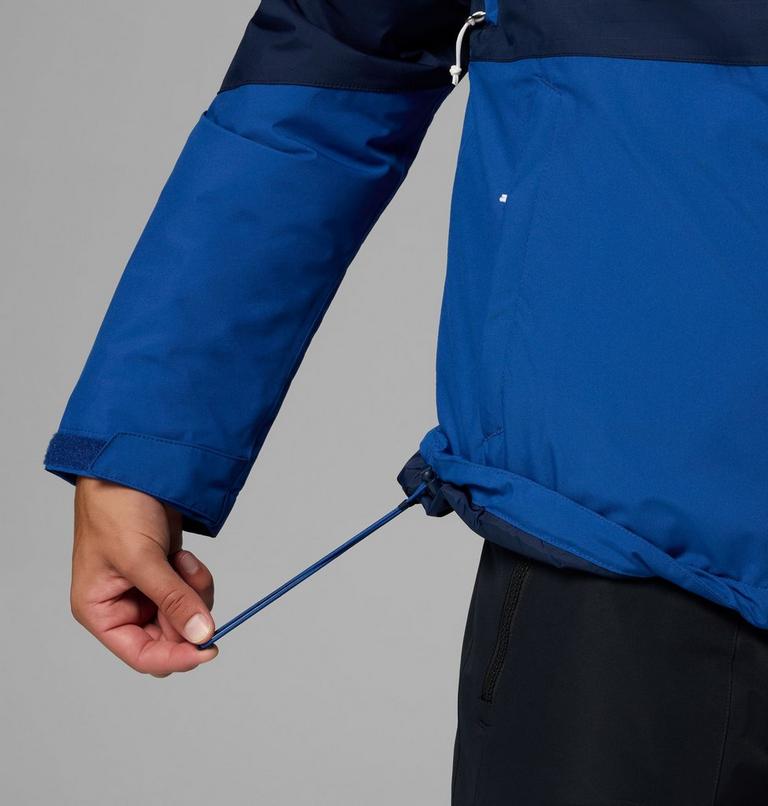 Men's Iceberg Point II Waterproof Ski Jacket, Color: Mountain Blue, Collegiate Navy, image 10