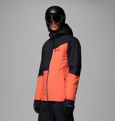 Men's Iceberg Point II Waterproof Ski Jacket, Color: Zing, Black, image 4