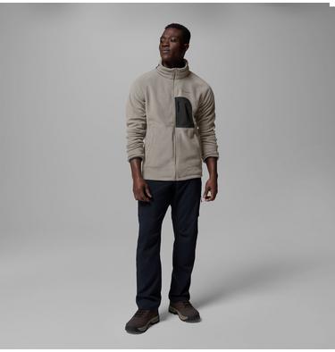 Men's Rapid Expedition II Fleece Jacket, Color: Dark Stone, Black, image 7