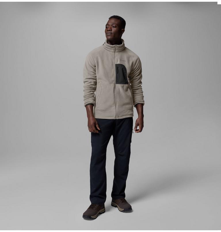 Men's Rapid Expedition II Fleece Jacket, Color: Dark Stone, Black, image 3