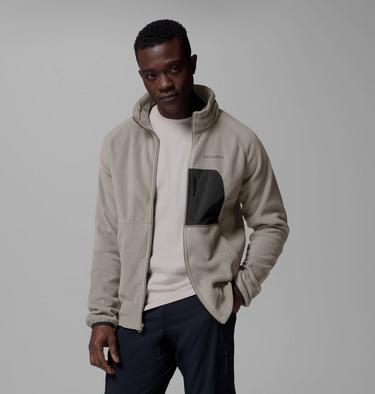 Men's Rapid Expedition II Fleece Jacket, Color: Dark Stone, Black, image 3