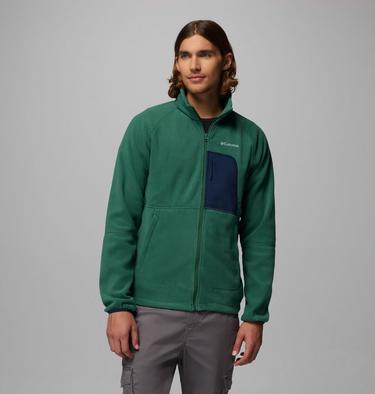 Chaqueta de forro polar Rapid Expedition II para hombre, Color: Rain Forest, Collegiate Navy, image 3