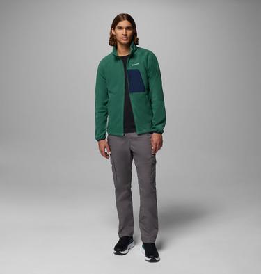 Chaqueta de forro polar Rapid Expedition II para hombre, Color: Rain Forest, Collegiate Navy, image 4