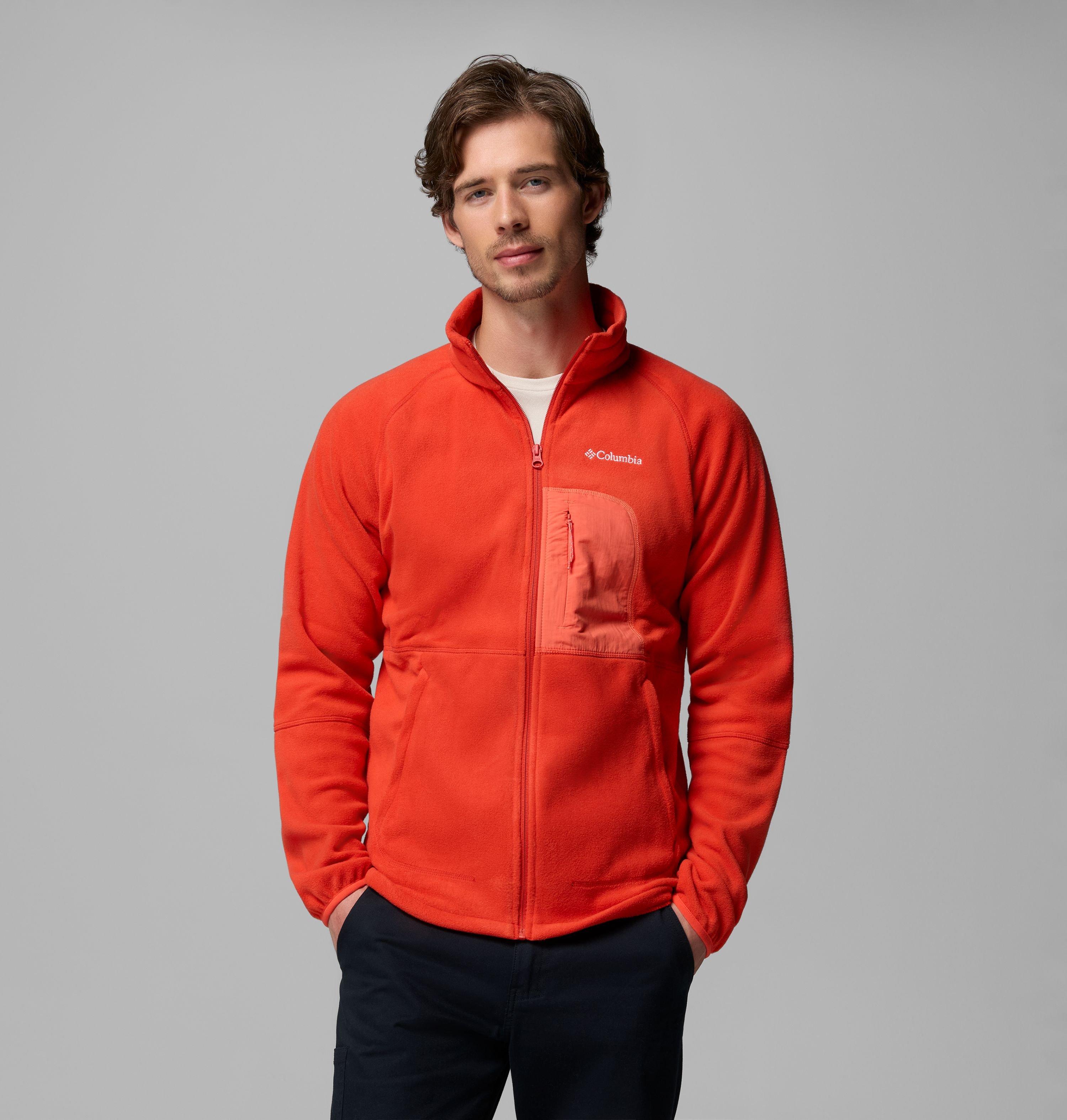 Columbia Sportswear Men's Orange Columbia - Rapid Expedition™ Ii Fleece Jacket - Super Sonic, Zing Large