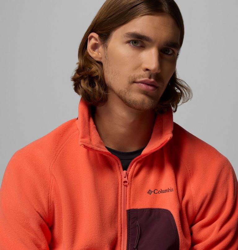 Men's Rapid Expedition II Fleece Jacket, Color: Zing, Moonvista, image 6
