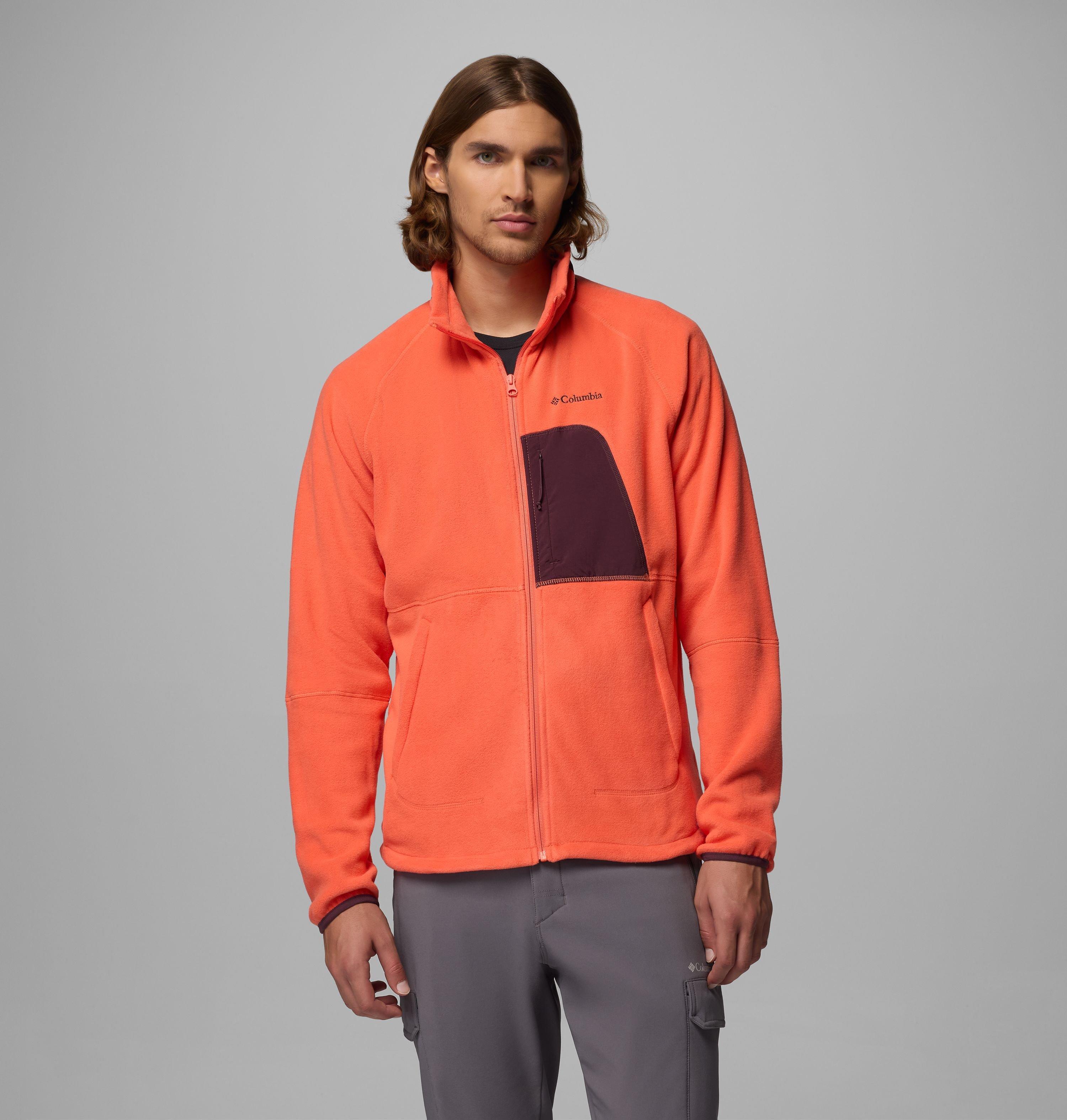Columbia Sportswear Men's Orange Columbia - Rapid Expedition™ Ii Fleece Jacket - Zing, Moonvista Medium
