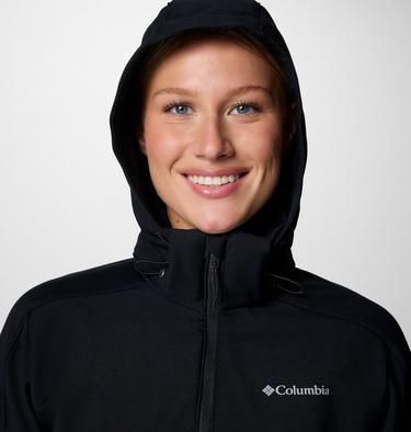 Women's Cascade Ridge III Softshell Jacket, Color: Black, image 4