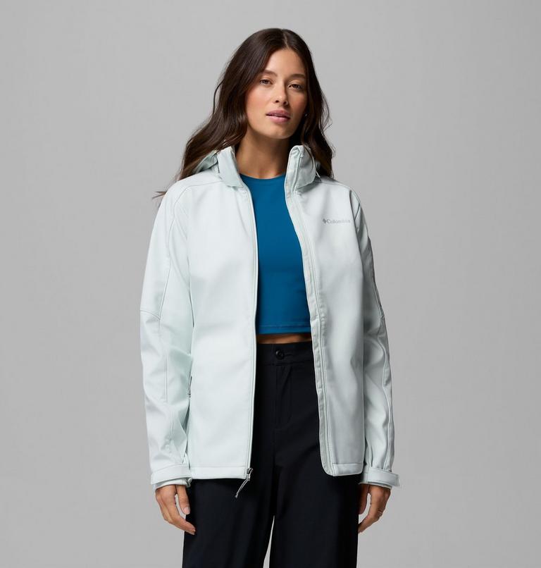 Women's Cascade Ridge III Softshell Jacket, Color: Tea Light, image 5
