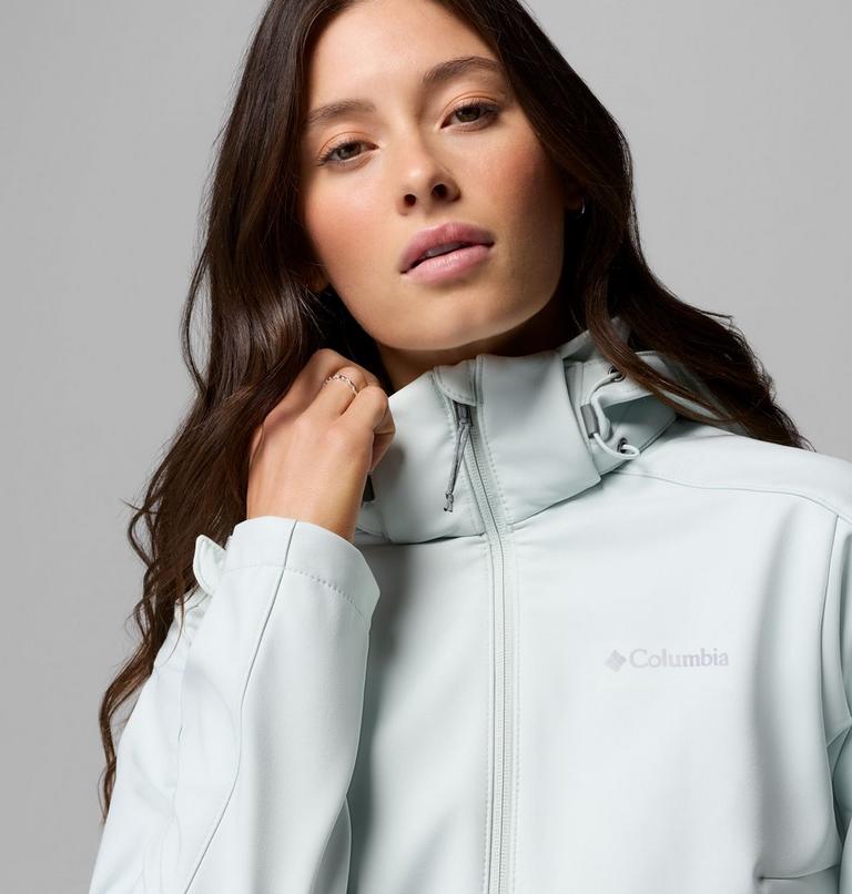 Women's Cascade Ridge III Softshell Jacket, Color: Tea Light, image 6