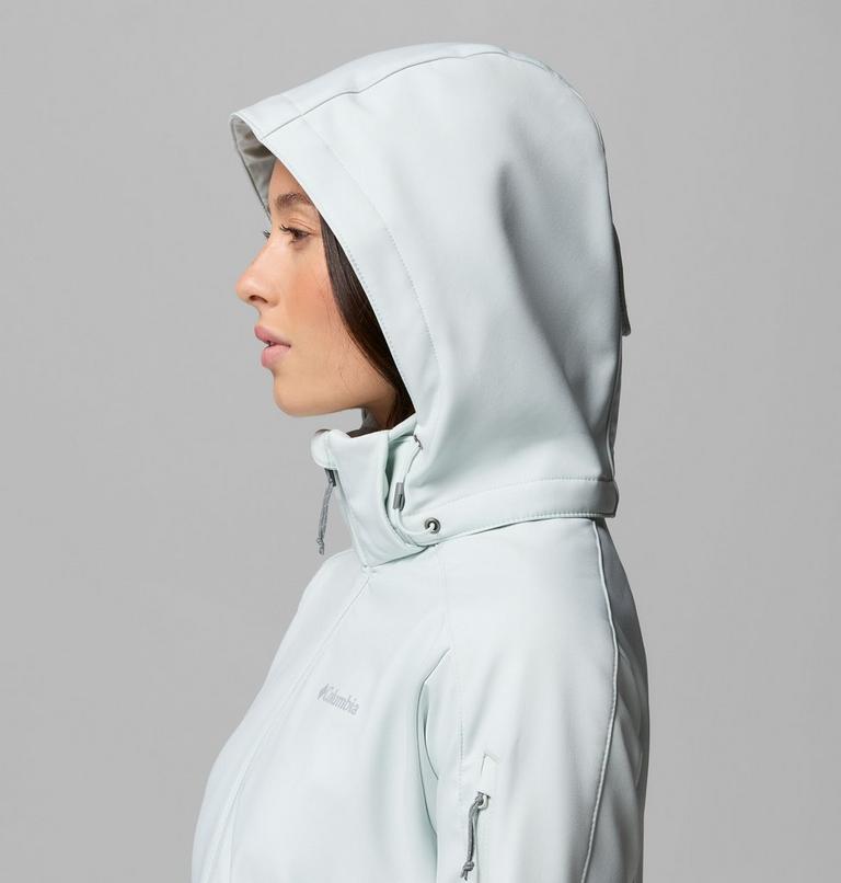 Women's Cascade Ridge III Softshell Jacket, Color: Tea Light, image 7