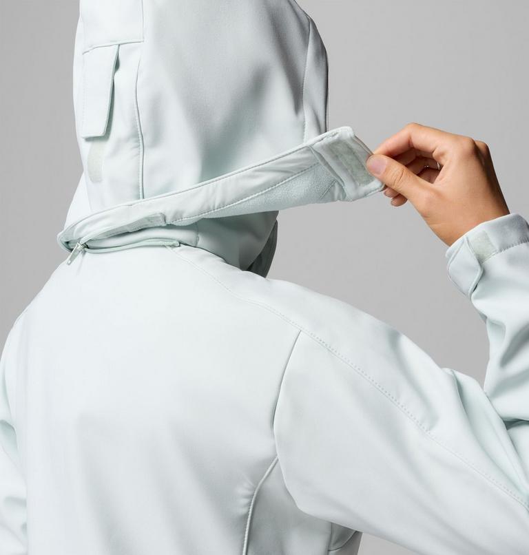 Women's Cascade Ridge III Softshell Jacket, Color: Tea Light, image 8