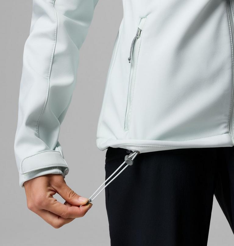 Women's Cascade Ridge III Softshell Jacket, Color: Tea Light, image 10