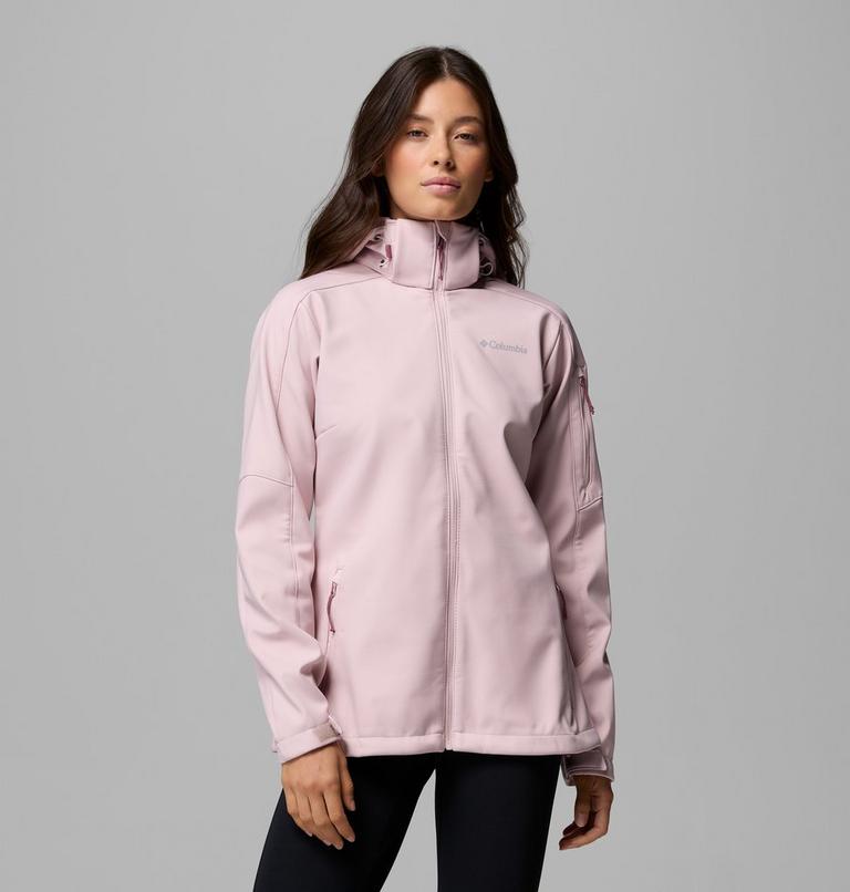 Women's Cascade Ridge III Softshell Jacket, Color: Mineral Pink, image 1