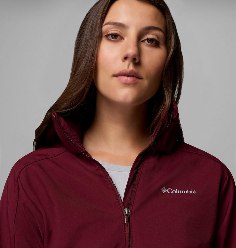 Women's Cascade Ridge III Softshell Jacket, Color: Rich Wine, image 6