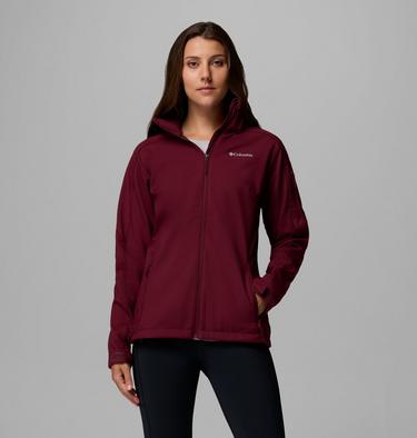 Women's Cascade Ridge III Softshell Jacket, Color: Rich Wine, image 3