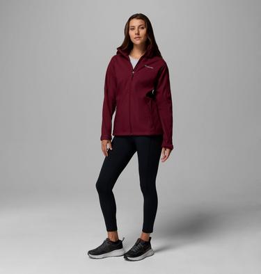 Women's Cascade Ridge III Softshell Jacket, Color: Rich Wine, image 4