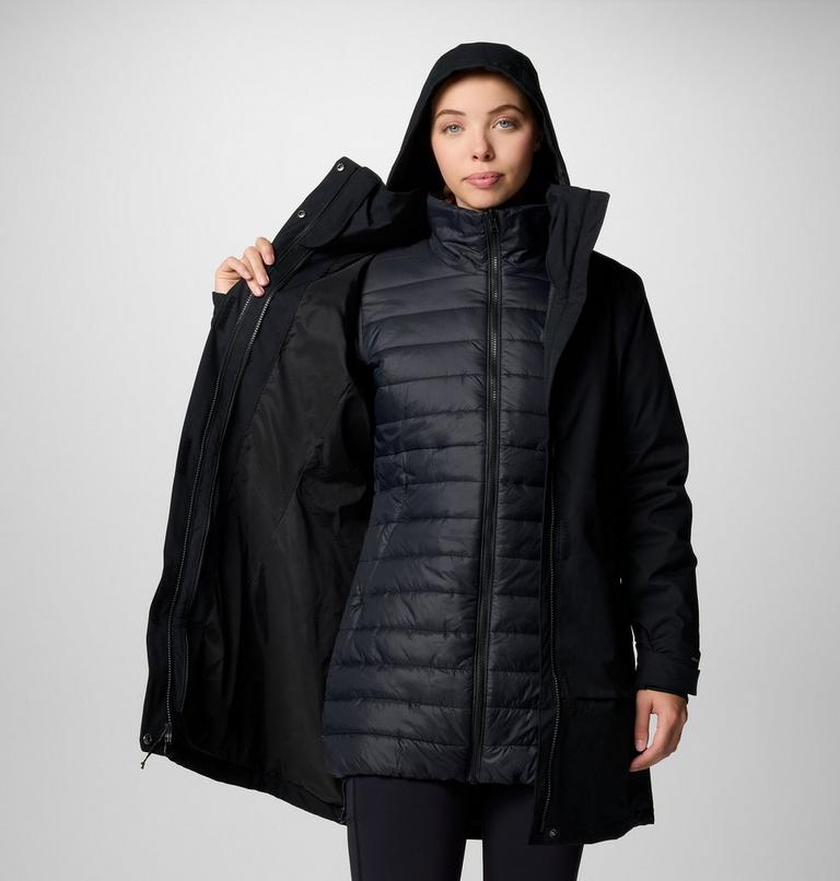 Giacca impermeabile 3 in 1 Pulaski II da donna, Color: Black, image 6