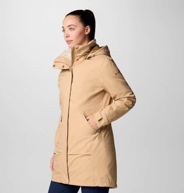 Women's Pulaski II 3-in-1 Waterproof Jacket, Color: Canoe, Dark Stone, image 4