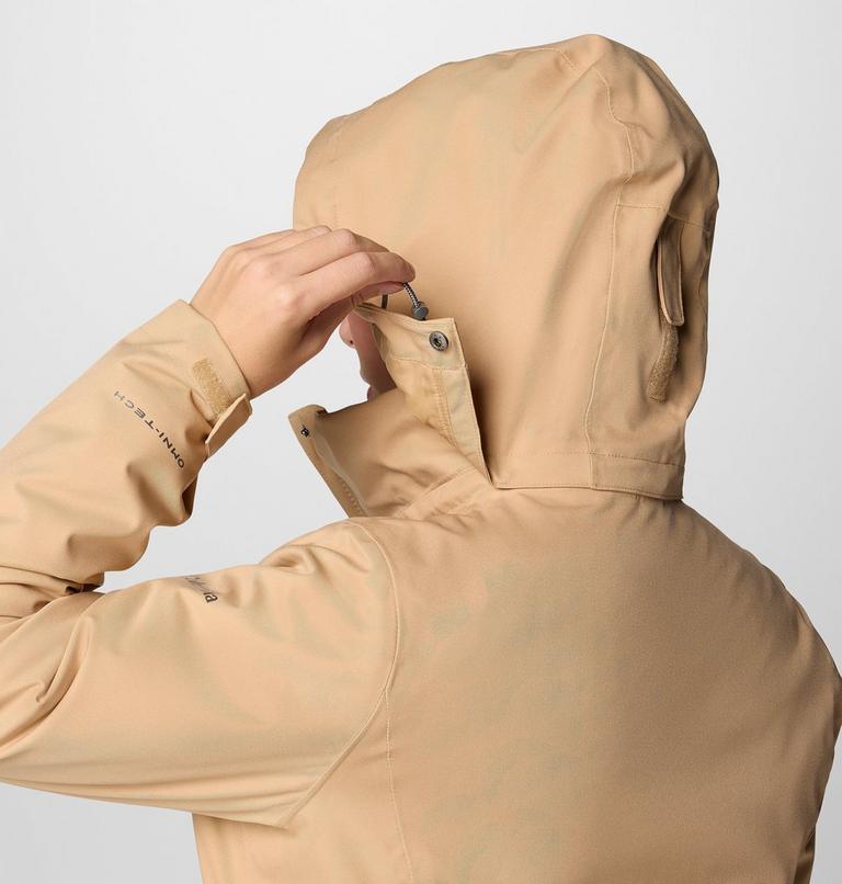 Women's Pulaski II 3-in-1 Waterproof Jacket, Color: Canoe, Dark Stone, image 6