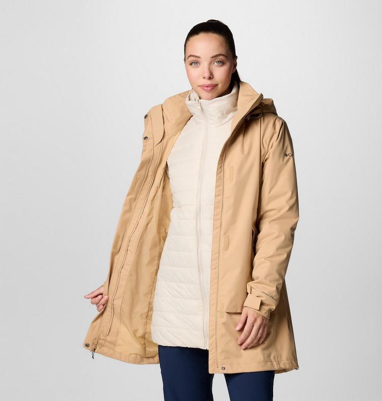 Women's Pulaski II 3-in-1 Waterproof Jacket, Color: Canoe, Dark Stone, image 10