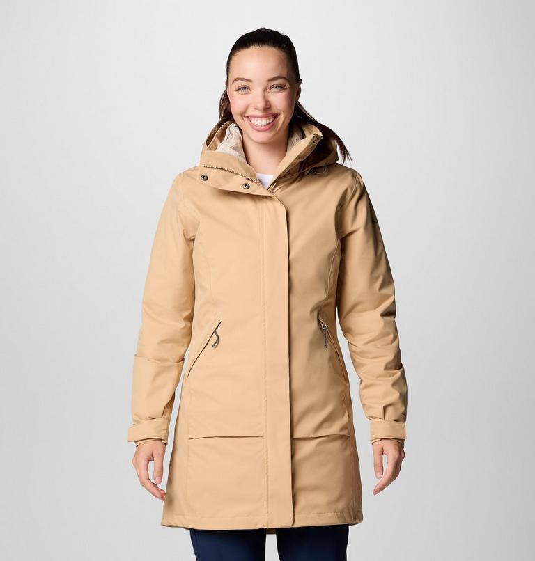 Women's Pulaski II 3-in-1 Waterproof Jacket, Color: Canoe, Dark Stone, image 1