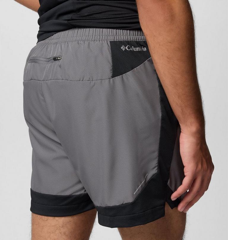 Men's Three Pitch Shorts, Color: City Grey, Black, image 6