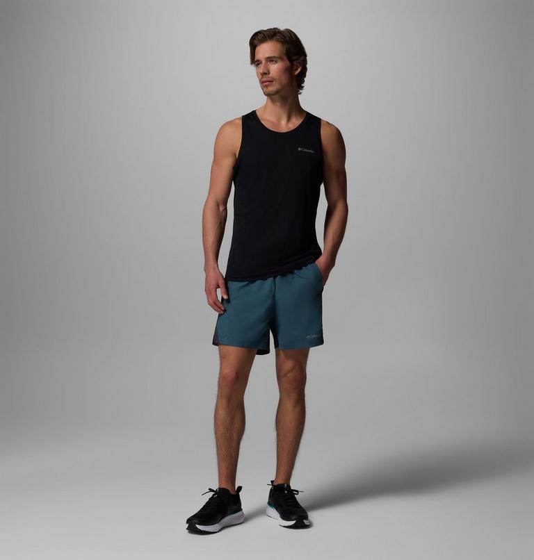 Men's Three Pitch Shorts, Color: Everblue, Shark, image 2