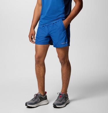 Short Three Pitch Homme, Color: Mtn Blue, Coll Navy, image 16