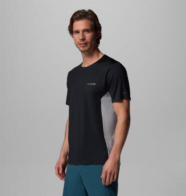 T-shirt tecnica Three Pitch da uomo, Color: Black, Columbia Grey, image 12