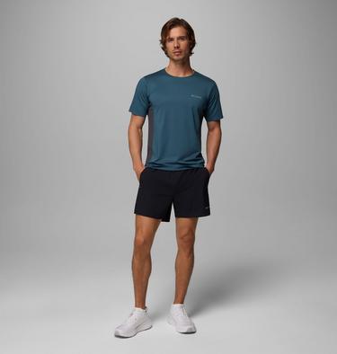 Men's Three Pitch Technical T-Shirt, Color: Everblue, Shark, image 2