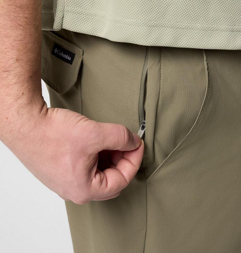 Short Fonctionnel Tech Trail Homme - Grande Taille, Color: Stone Green, image 6