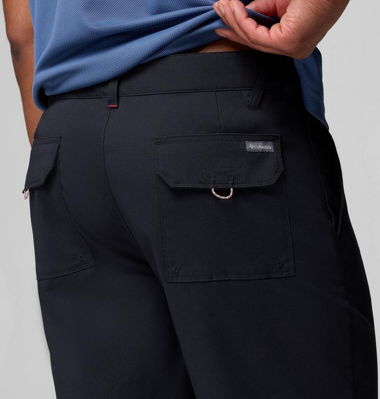 Men's Tech Trail Utility Hiking Shorts, Color: Black, image 6