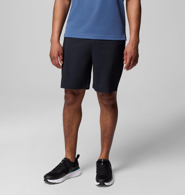 Men's Tech Trail Utility Hiking Shorts, Color: Black, image 1